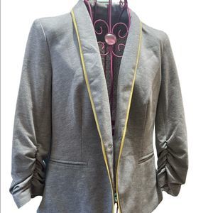 Olivia moon Gray  Knit Blazer Size Small